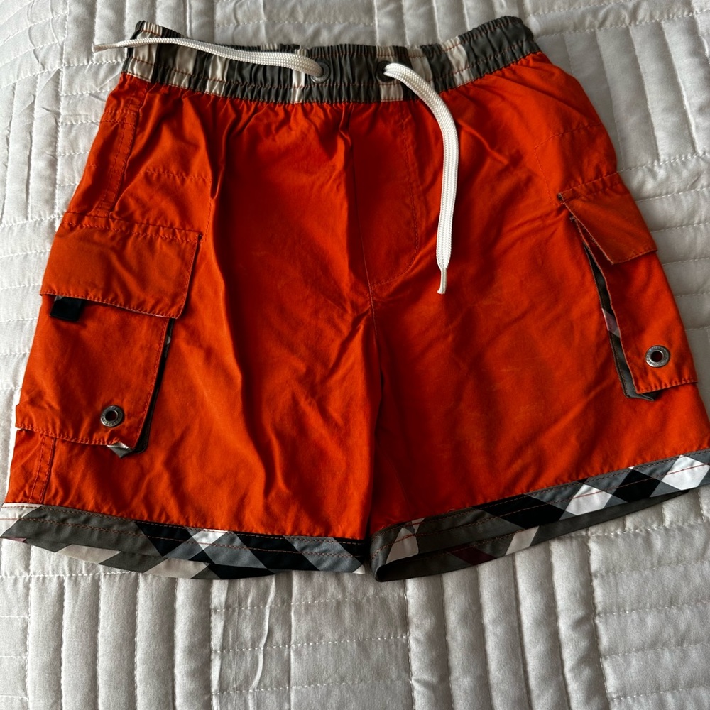 Burberry boys size 4 bathing suit / swim trunks (like new)